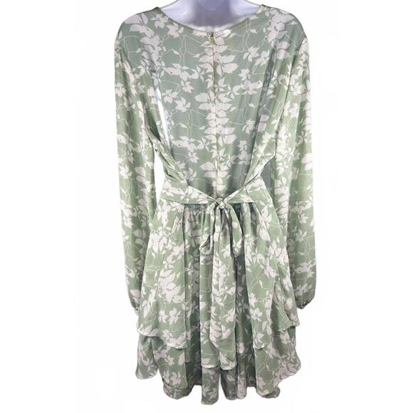 DOKOTOO Floral Ruffle Mini Dress 🌿 Boho • Cottagecore • Romantic Fairycore XL - Picture 2 of 7